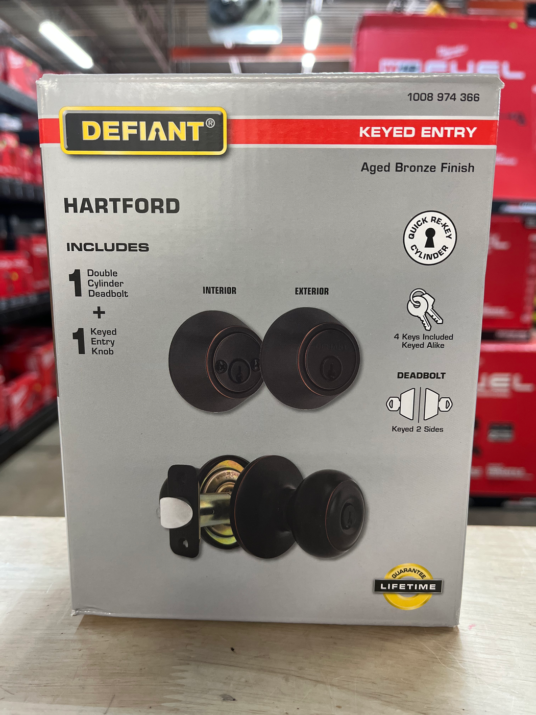 Defiant Hartford Aged Bronze Combo Pack