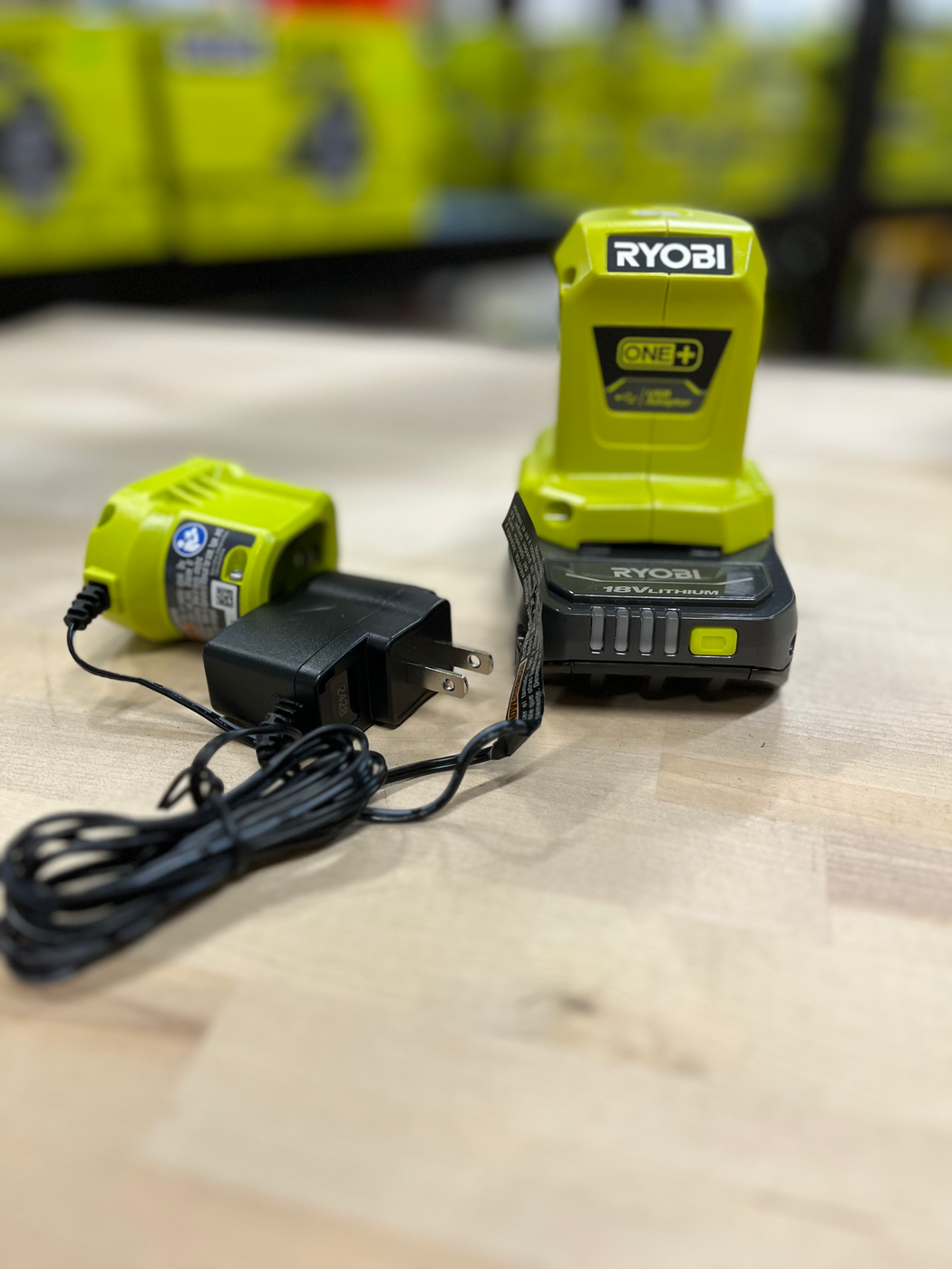 RYOBI ONE+ 18V Cordless Portable Power Source Starter Kit