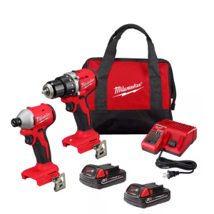 M18 18V Lithium-Ion Brushless Cordless Compact Drill/Impact Combo Kit (2-Tool) w
