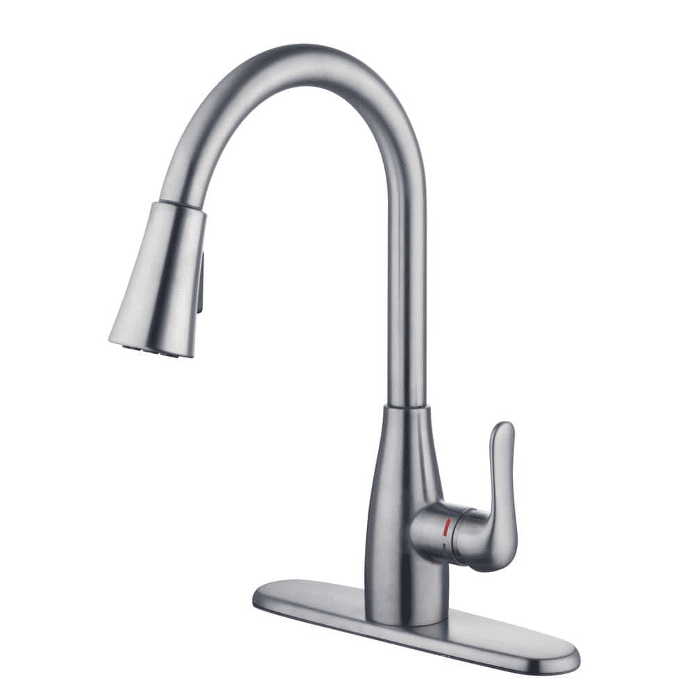 Glacier Bay McKenna Single-Handle Pull Down Sprayer Kitchen Faucet