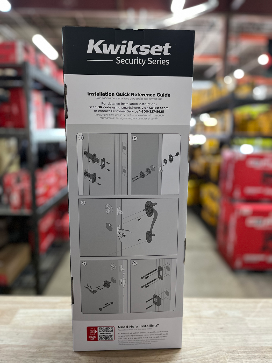 Kwikset Henley Single Cylinder Door Handleset w/Round Maven Knob featuring Smar