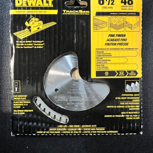 6-1/2" x 48T Ultra Fine Finishing Blade for Corded TrackSaw