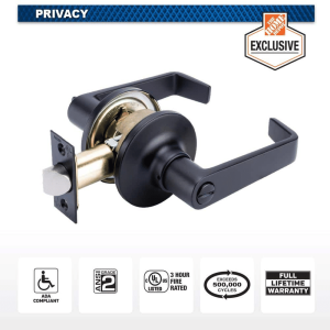 Universal Hardware Light Duty Commercial Privacy Lever for Bathroom, ADA Compli
