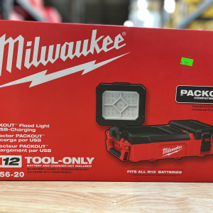 M12 12-Volt Lithium-Ion Cordless PACKOUT Flood Light w/USB Charging