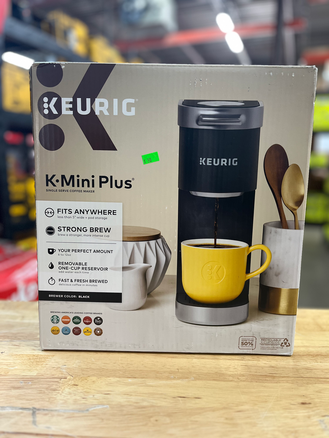 Keurig K Mini Plus Matte Black Single Cup Single Serve Coffee Maker 5000200239