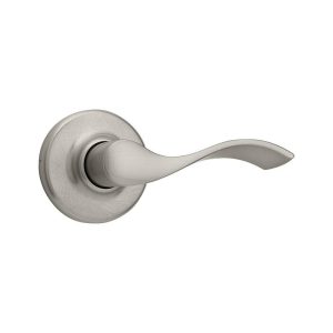 Balboa Satin Nickel Passage Door Handle for Hall or Closet