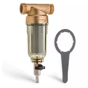 ISPRING 100-Micron Flushable and Reusable Spin Down Sediment Water Filter, 1 in