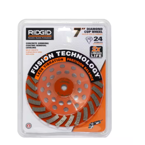 7 in. 24-Segment Turbo Cup Grinding Wheel Power Tool Accessory