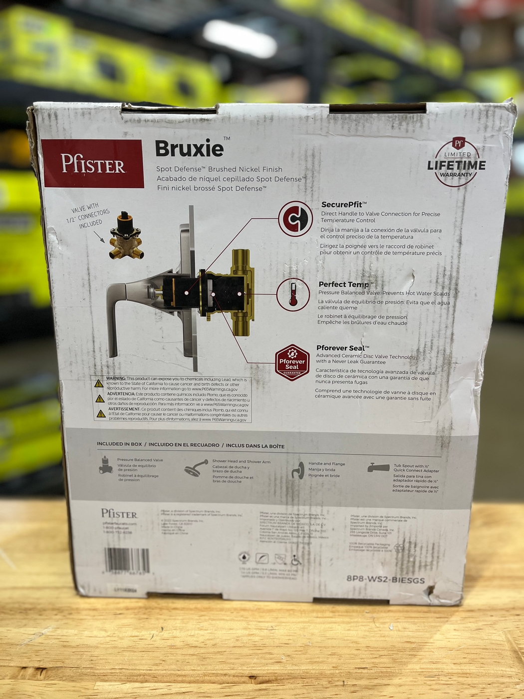 Pfister Bruxie 1-Handle 1-Spray Tub and Shower Faucet