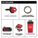 M18 FUEL Cordless Drain Cleaning Snake Auger with 5/16 in. Cable Drive Kit