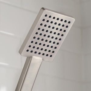 Glacier Bay Modern Wall Bar Shower Kit 1-Spray 8 in. Square Rain Shower Head wi