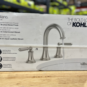 KOHLER Capilano 8 in. Widespread 2-Handle Bathroom Faucet in Vibrant Brushed Ni