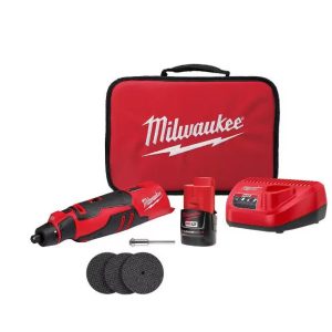 M12 12V Lithium-Ion Cordless Brushless Rotary Tool with (1) 2.0 Ah Battery Pack
