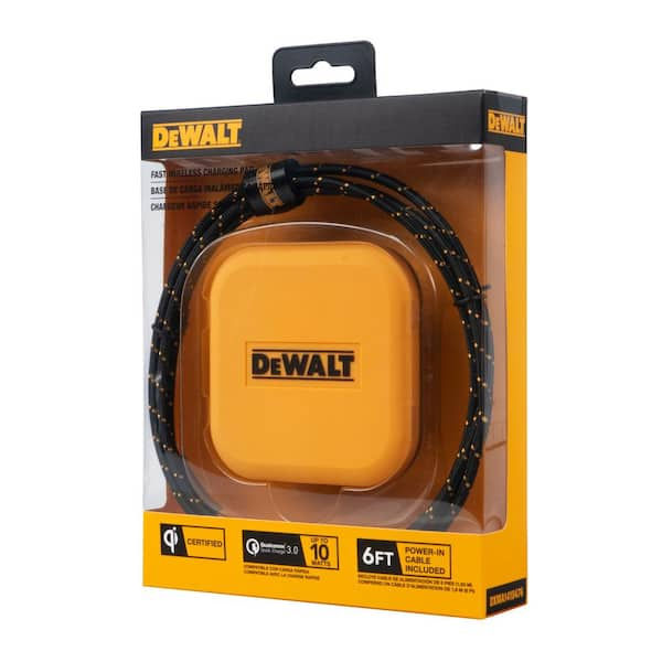 DEWALT Fast Wireless Charging Pad - Quick Charge for Any Qi Device