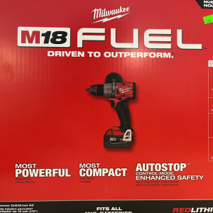 M18 FUEL 18V Lithium-Ion Brushless Cordless 1/2 in. Hammer Drill Driver Kit with